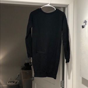 ALLSAINTS Black sweater dress